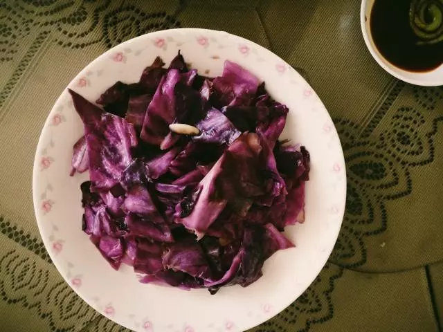 炒紫甘藍