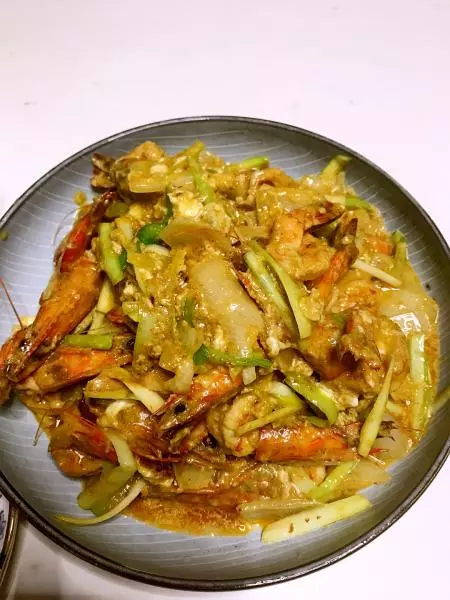 泰國咖喱蝦