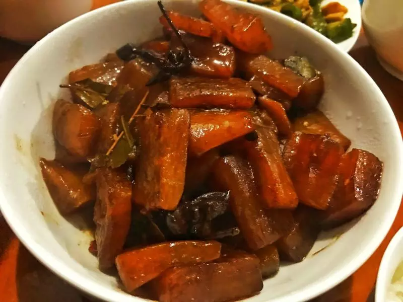 冬日素肉紅燒蘿蔔