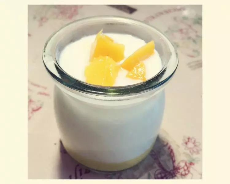 酸奶芒果布丁