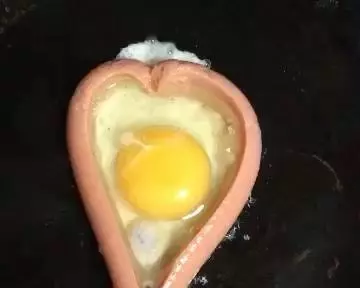 早餐愛心蛋蛋