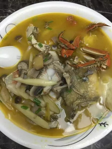 螃蟹桂魚煲