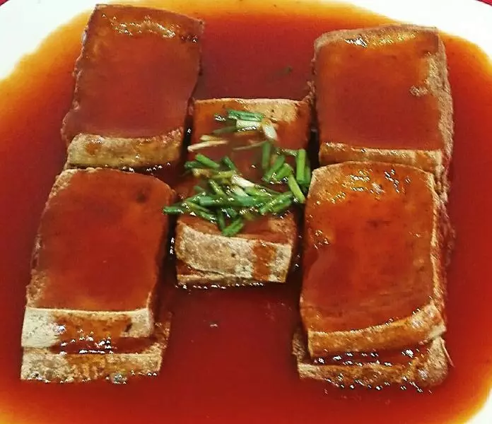 茄汁脆皮豆腐
