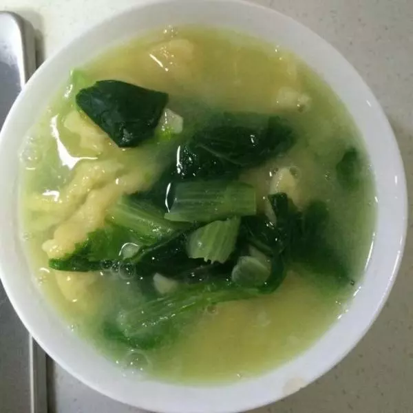 小白菜疙瘩湯