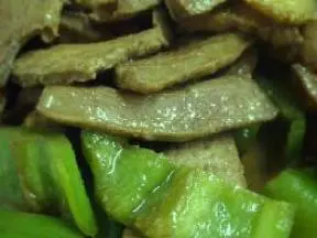 青椒炒豬肝