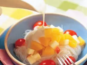 水果優格蒟箬涼麵