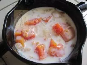 酸奶木瓜雪蛤