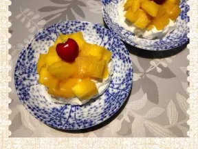 芒果優格糕