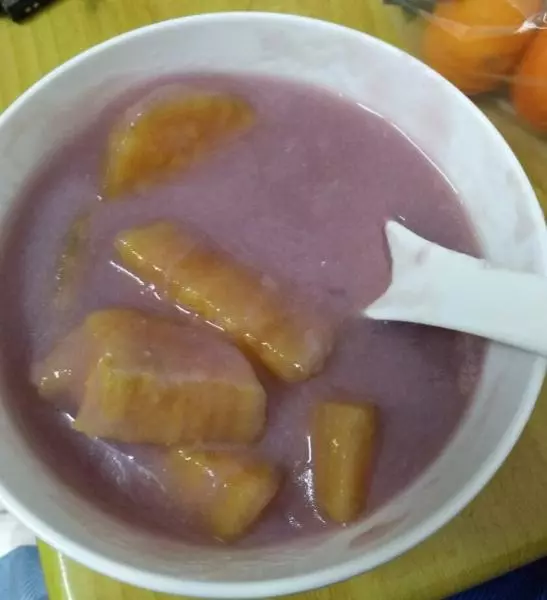 紫薯紅薯玉米粥