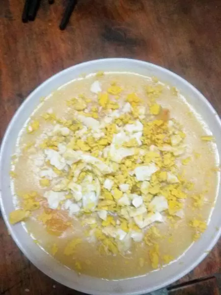 白蛋玉米粥