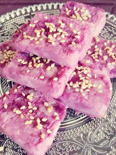 紫薯山藥糕