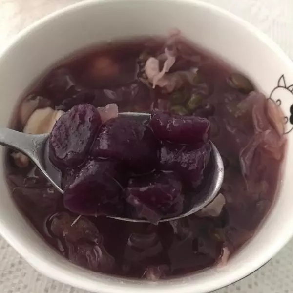紫薯丸五品甜湯