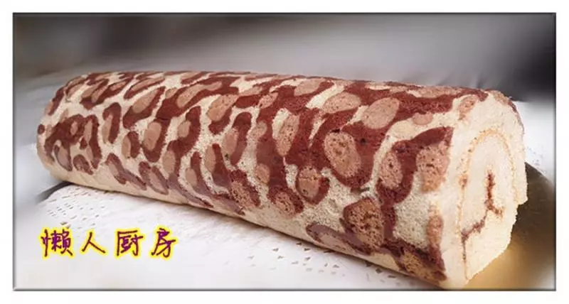 彩繪豹紋蛋糕卷