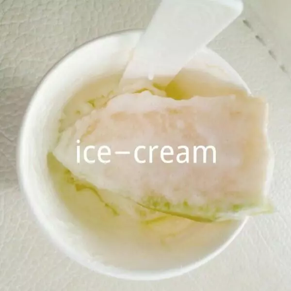 哈密瓜冰淇淋雪糕（懶人版）