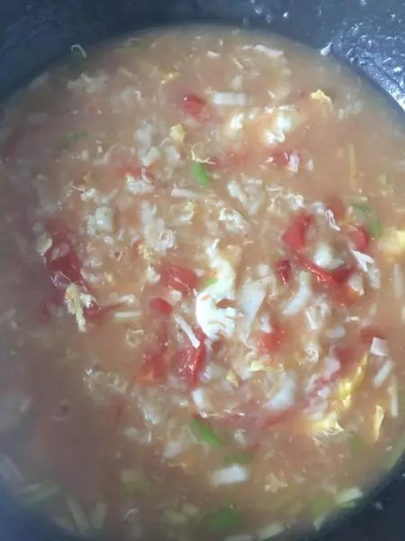 西紅柿雞蛋疙瘩湯