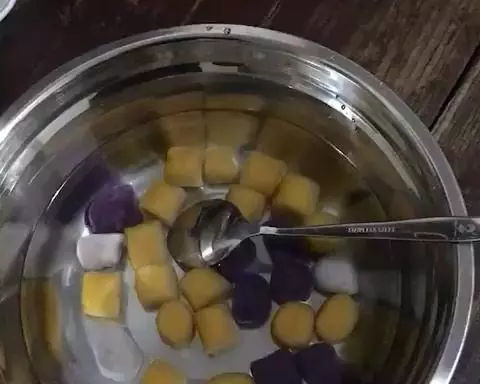 超簡單自製芋圓