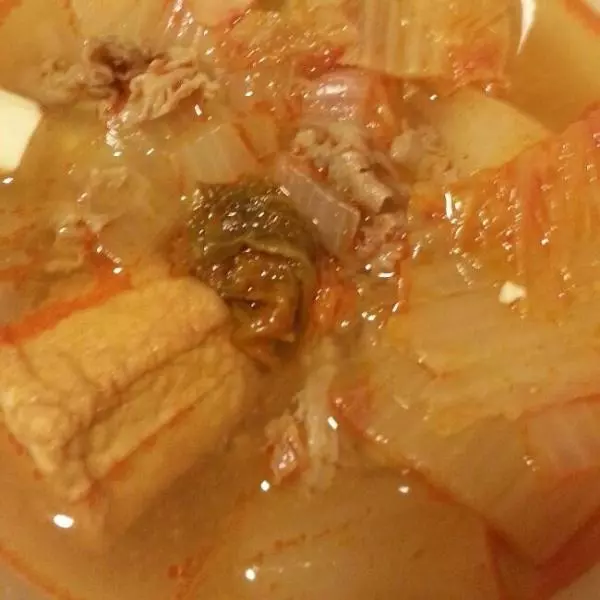 韓式泡菜豬肉豆腐湯飯