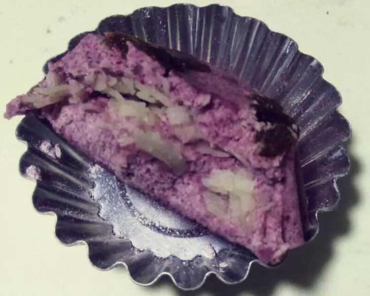 椰香紫薯米糕
