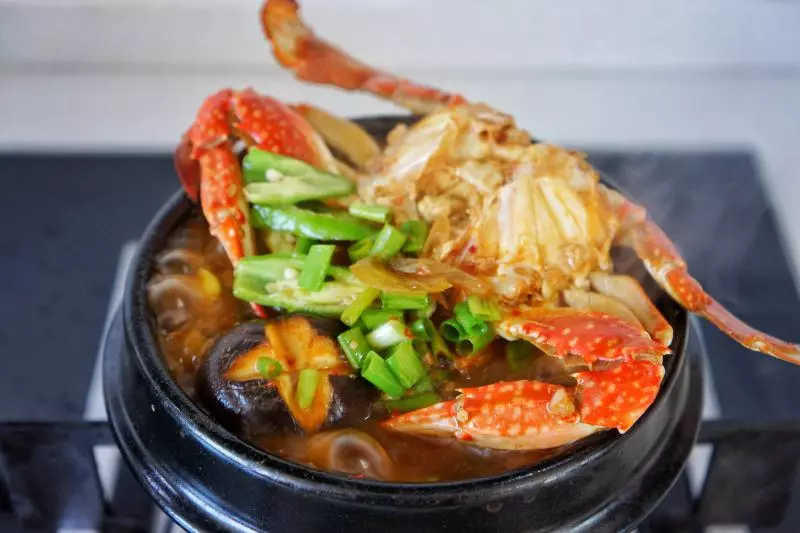 螃蟹泡菜湯?️