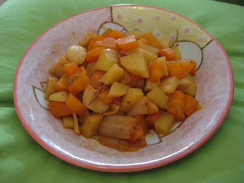 泡菜土豆胡蘿蔔