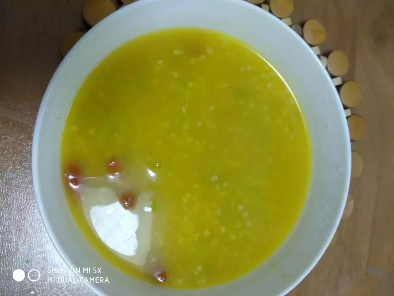黃黃南瓜小米粥