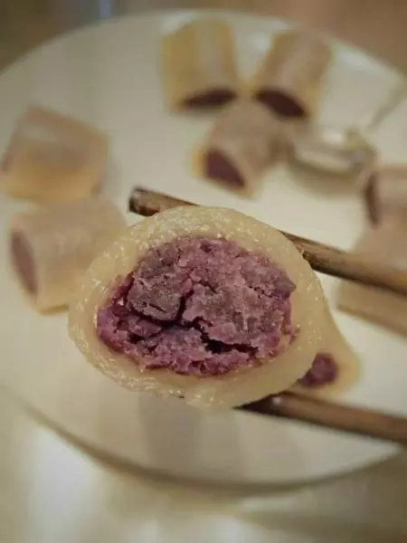 奶香紫薯水晶卷（西米版）