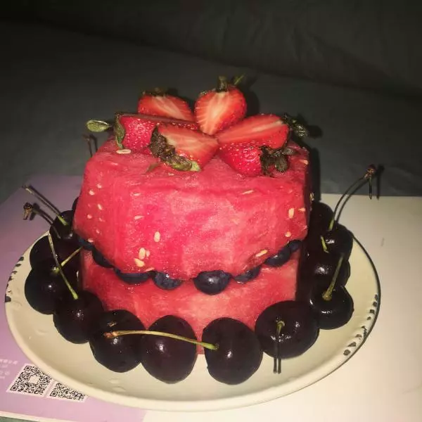 西瓜蛋糕（生日水果蛋糕）