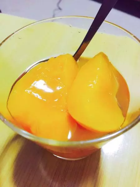 超簡單版 黃桃罐頭