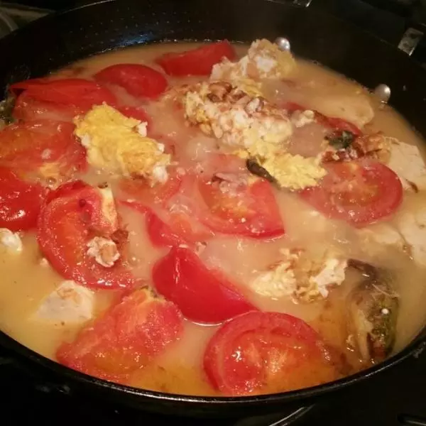 黃骨魚番茄雞蛋湯