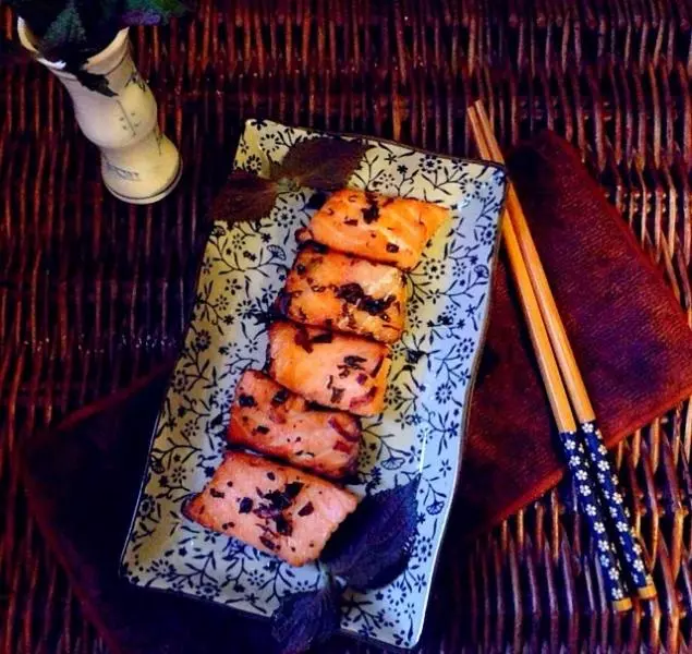 紫蘇香煎三文魚