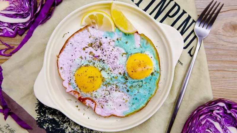 變色雞蛋 | 太陽貓早餐