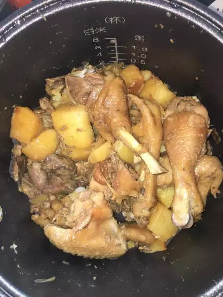 電飯煲焗土豆雞