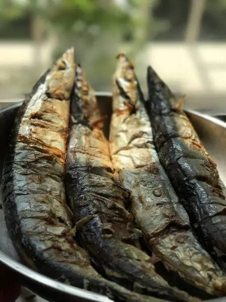 日式烤秋刀魚