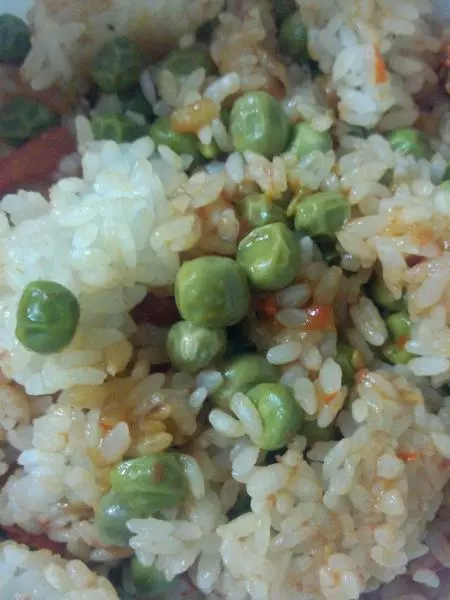 一堆豌豆飯+剁椒冬瓜  套餐