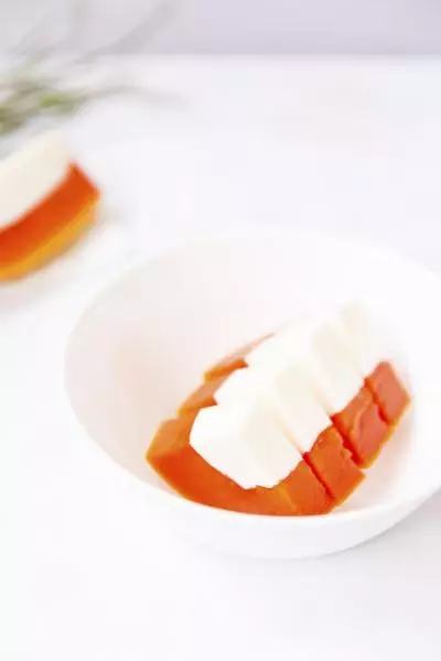 木瓜牛奶凍[白涼粉版本]