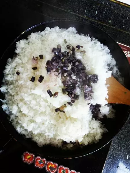 紫豇豆燜飯