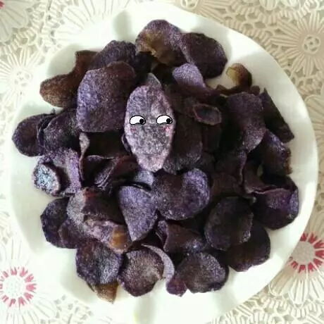 紫色土豆^o^炸薯片
