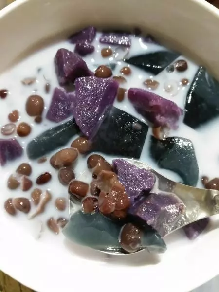 紫薯涼粉