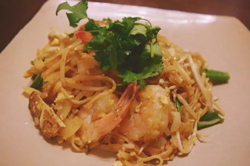泰式蝦炒河粉 Shrimp Pad Thai