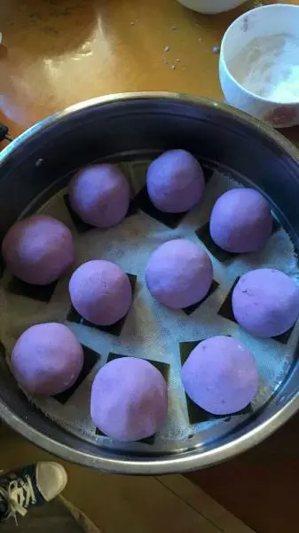 紫薯蘿蔔絲糰子
