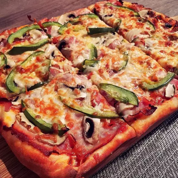 培根蔬菜pizza 麵包機版