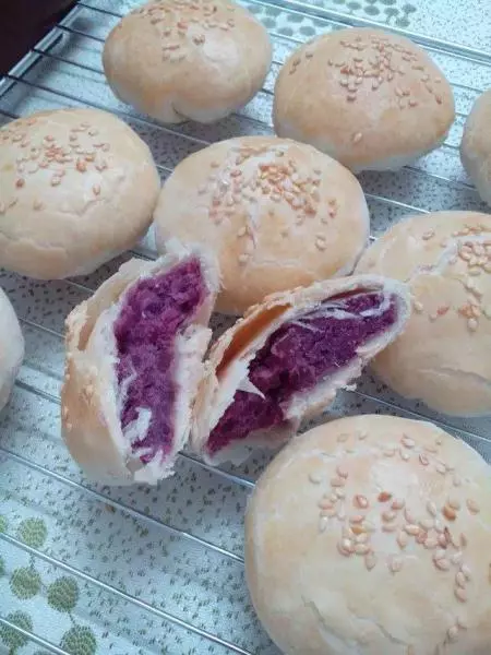 酥皮紫薯餅
