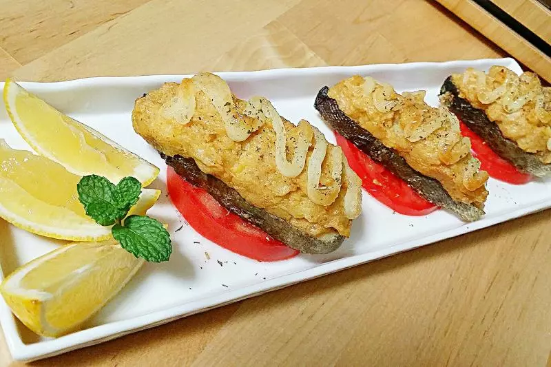 桂冠沙拉醬食譜——土豆泥沙拉烤銀鱈魚
