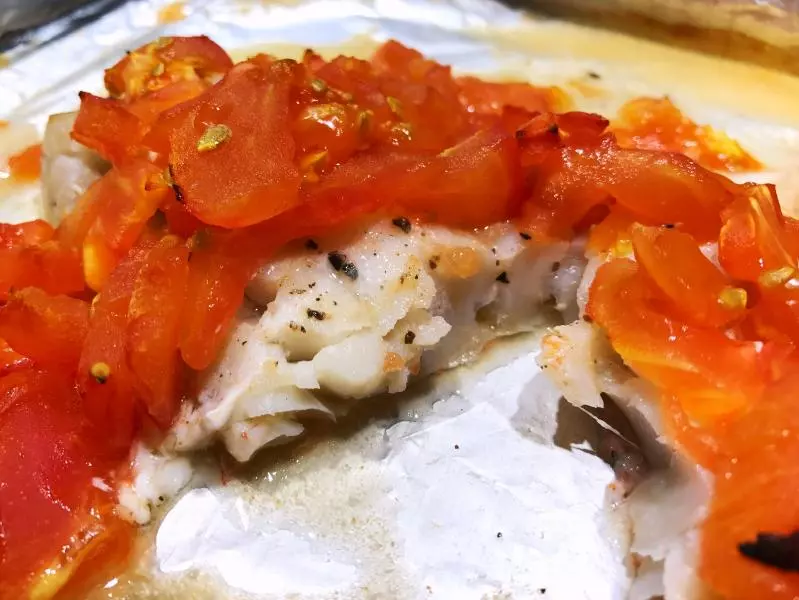 番茄烤鯛魚.小清新口味
