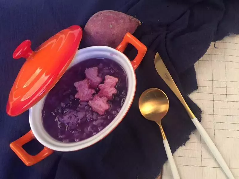 紫薯米粥