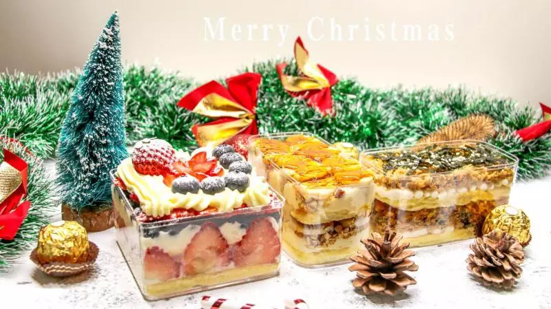 九陽知食 | 聖誕盒子蛋糕
