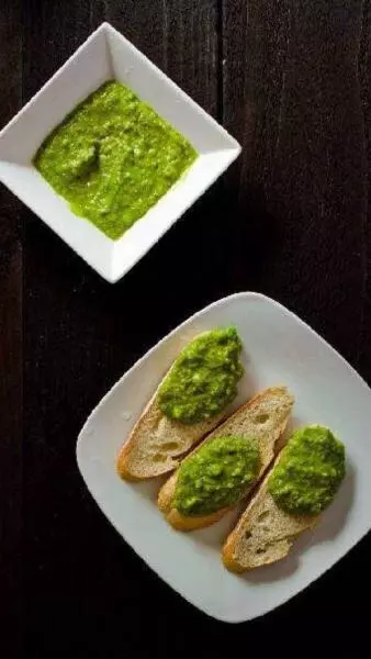 豌豆薄荷醬 Green Peas with Mint Pesto
