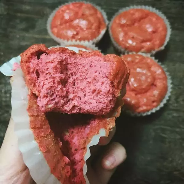 【生酮】紅絲絨純素紙杯蛋糕keto red velvet cupcake