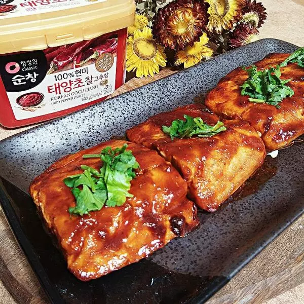 韓式辣醬燒鯖魚