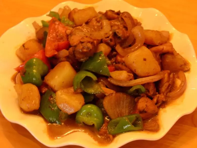 老丁的私房菜－新疆大盤雞